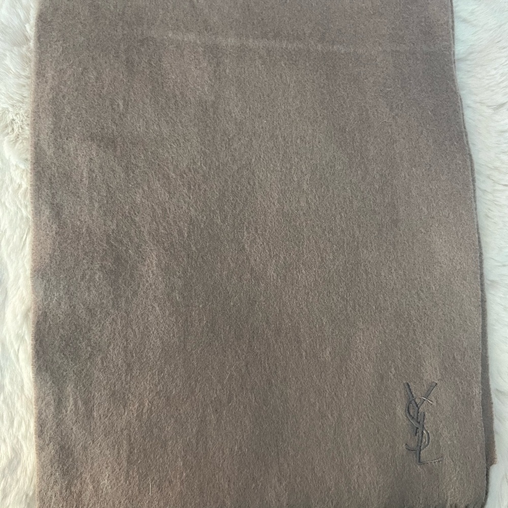 Yves Saint Laurent Tan Scarf